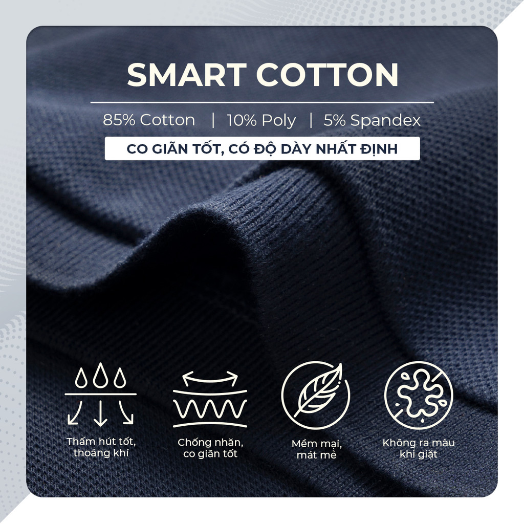 Mô tả Áo polo nam TRAVIS vải cá sấu cotton interlock xuất xịn, nam tính thanh lịch sang trọng - POLOMANOR - 5