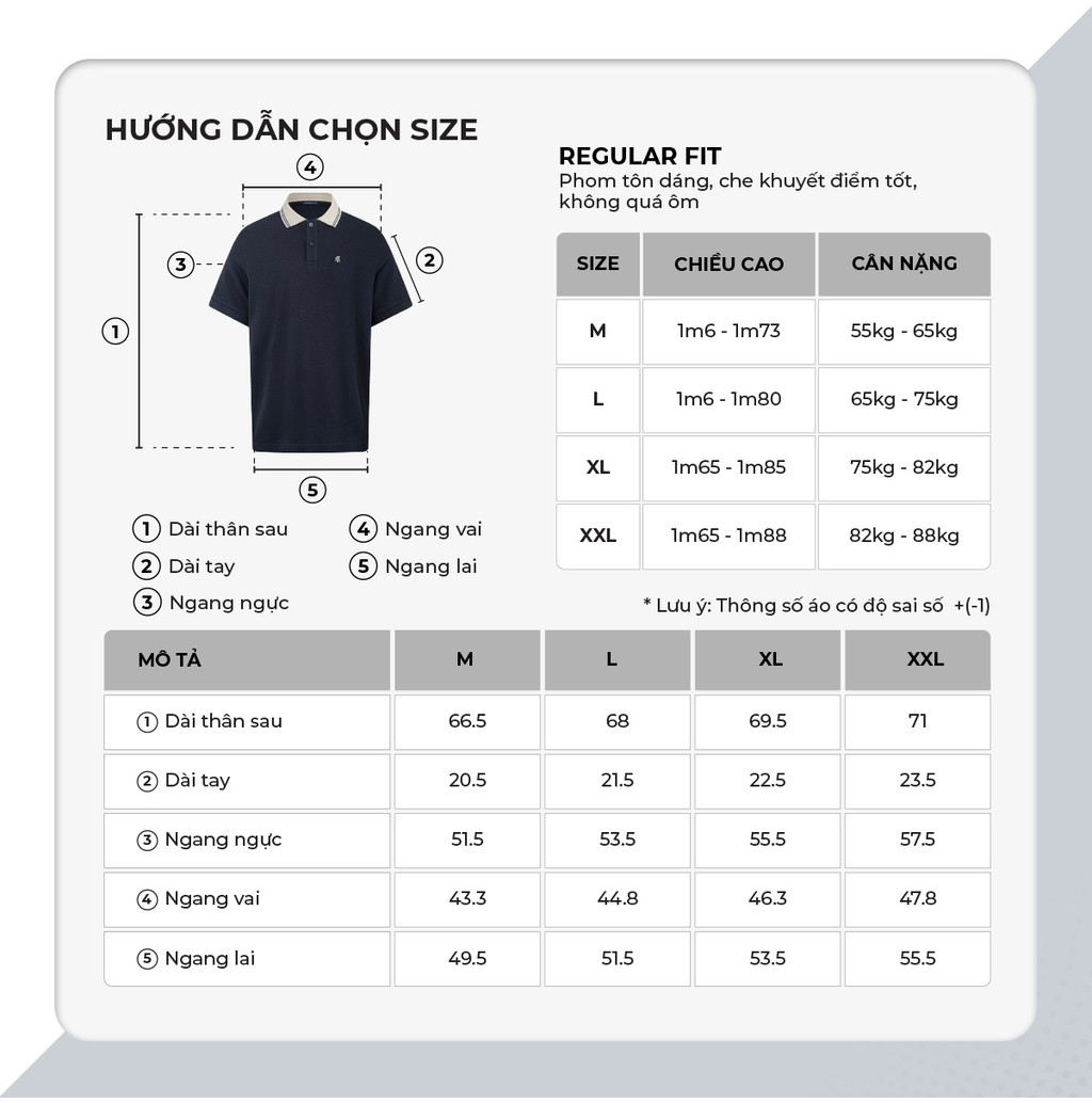 Mô tả Áo polo nam TRAVIS vải cá sấu cotton interlock xuất xịn, nam tính thanh lịch sang trọng - POLOMANOR - 6