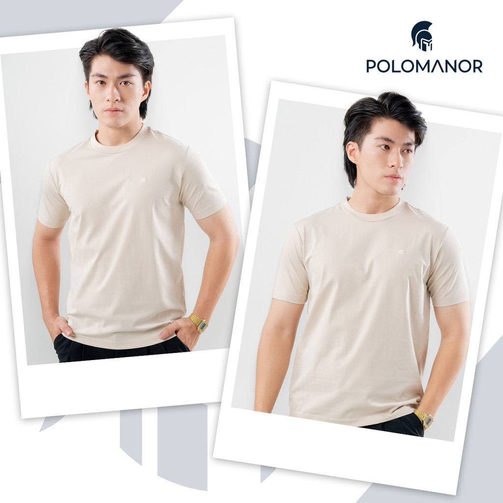 Mô tả Áo thun nam cổ tròn TSHIRT BASIC, BST Social Circle vải cotton cao cấp thoải mái - POLOMANOR - 1