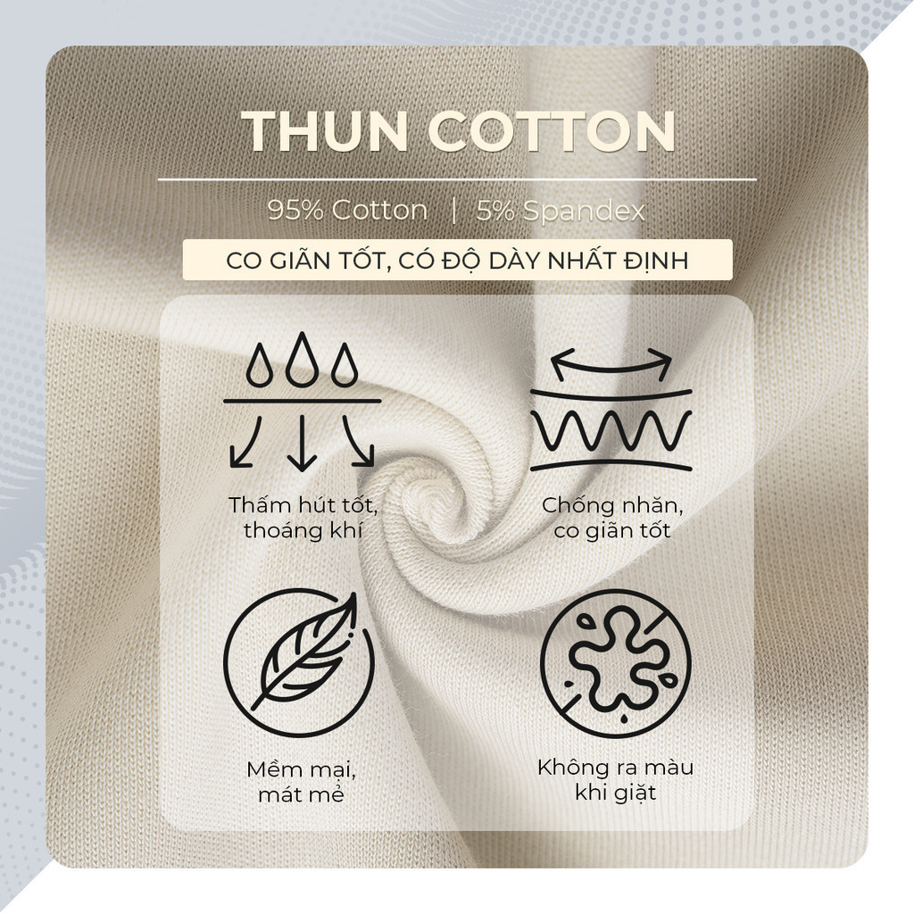 Mô tả Áo thun nam cổ tròn TSHIRT BASIC, BST Social Circle vải cotton cao cấp thoải mái - POLOMANOR - 4