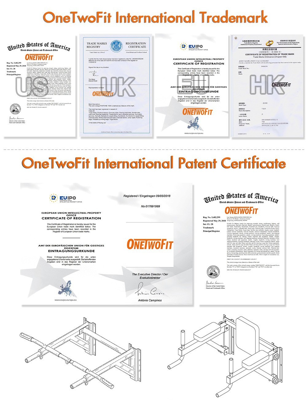 Mô tả OneTwoFit Con Lăn Tập Bụng Trợ Lực 4 bánh Chống Đổ Có Đồng Hồ Dụng Cụ Tặng Kèm Thảm Kê Chân - 9