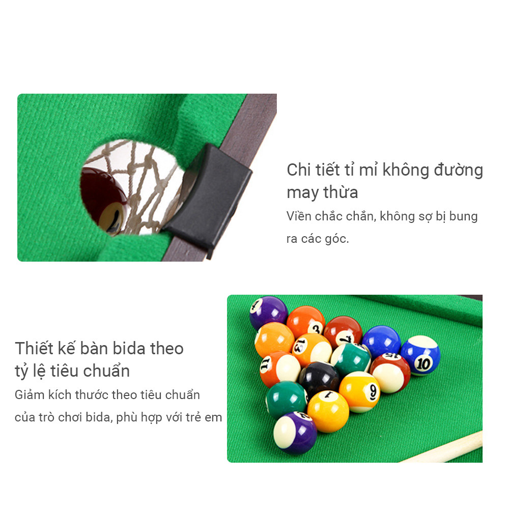 Mô tả OneTwoFit Bàn bi-a 120CM cho trẻ em và người lớn bằng gỗ đa chức năng,bida mini phăng Chất lượng cao - 4