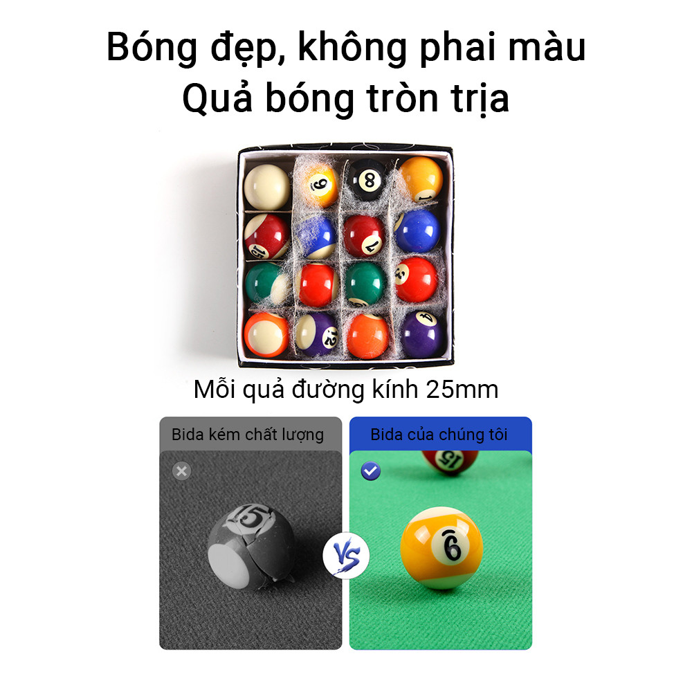 Mô tả OneTwoFit Bàn bi-a 120CM cho trẻ em và người lớn bằng gỗ đa chức năng,bida mini phăng Chất lượng cao - 5