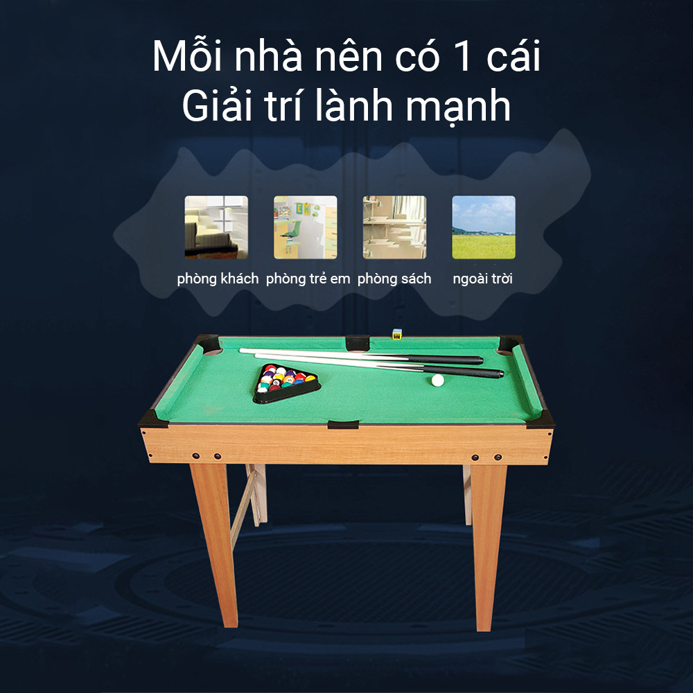 Mô tả OneTwoFit Bàn bi-a 120CM cho trẻ em và người lớn bằng gỗ đa chức năng,bida mini phăng Chất lượng cao - 7