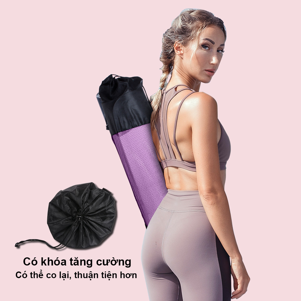 Mô tả OneTwoFit thiện với môi trường Thảm Tập Yoga Định Tuyến TPE cao cấp tặng kèm túi đựng - 2 Lớp 6-8mm - 3