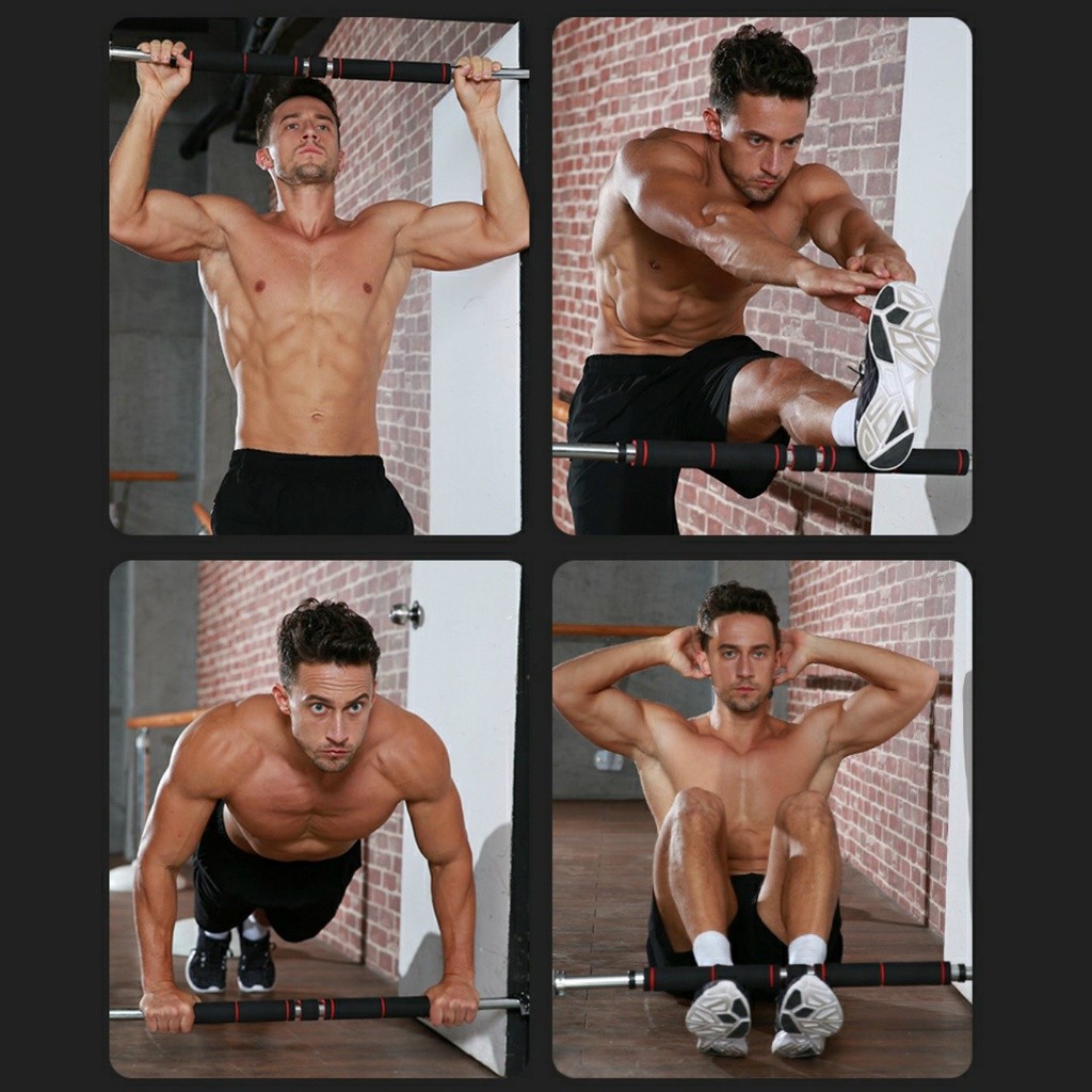 Mô tả OneTwoFit Xà đơn treo tường Xà đơn gắn cửa gắn tường đa năng tập gym thể hình Thanh xà đơn Treo tường nhiều - 5