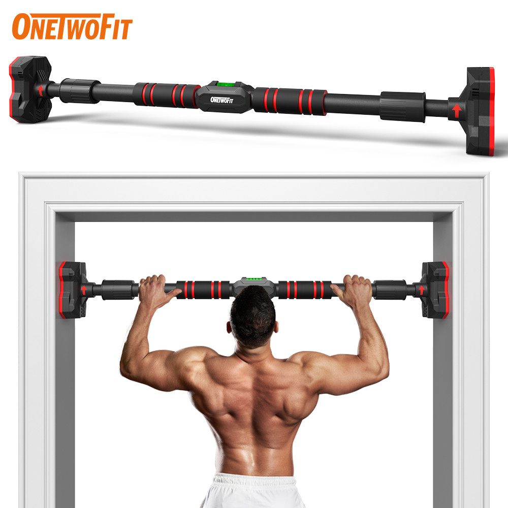 Mô tả OneTwoFit Thanh tập xà đơn treo tường gắn cửa nhiều cỡ có thể tùy chỉnh phù hợp tập gym - 3