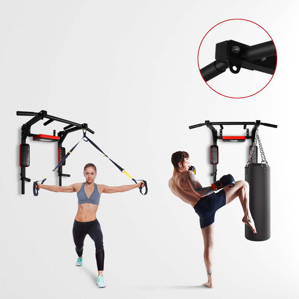 Mô tả OneTwoFit Xà Đơn Xà Kép Treo Tường Đa Năng Wall Pull Up Bar 2 trong1 Chũi 300kg Tập Thể Dục Tại Nhà - 3