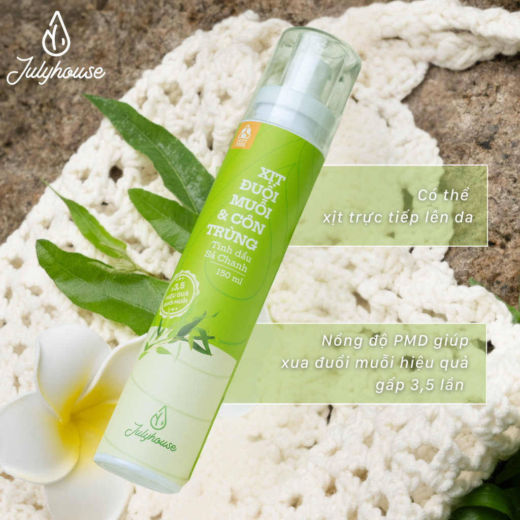 Mô tả Bình xịt phòng JULYHOUSE 280ml tinh dầu Sả Chanh, Bạc Hà, Bạch đàn chanh, Quế, Oải hương thơm phòng khử mùi hiệu quả - 9