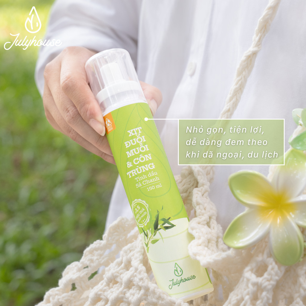 Mô tả Bình xịt phòng JULYHOUSE 280ml tinh dầu Sả Chanh, Bạc Hà, Bạch đàn chanh, Quế, Oải hương thơm phòng khử mùi hiệu quả - 10