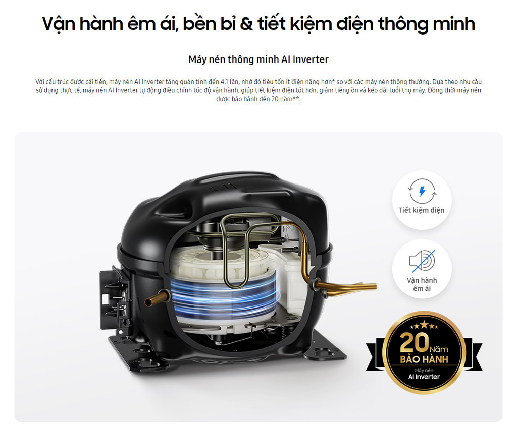 Mô tả Tủ Lạnh Samsung SBS với SpaceMax™ 583L Màu Bạc RS57DG400EM9SV - 3