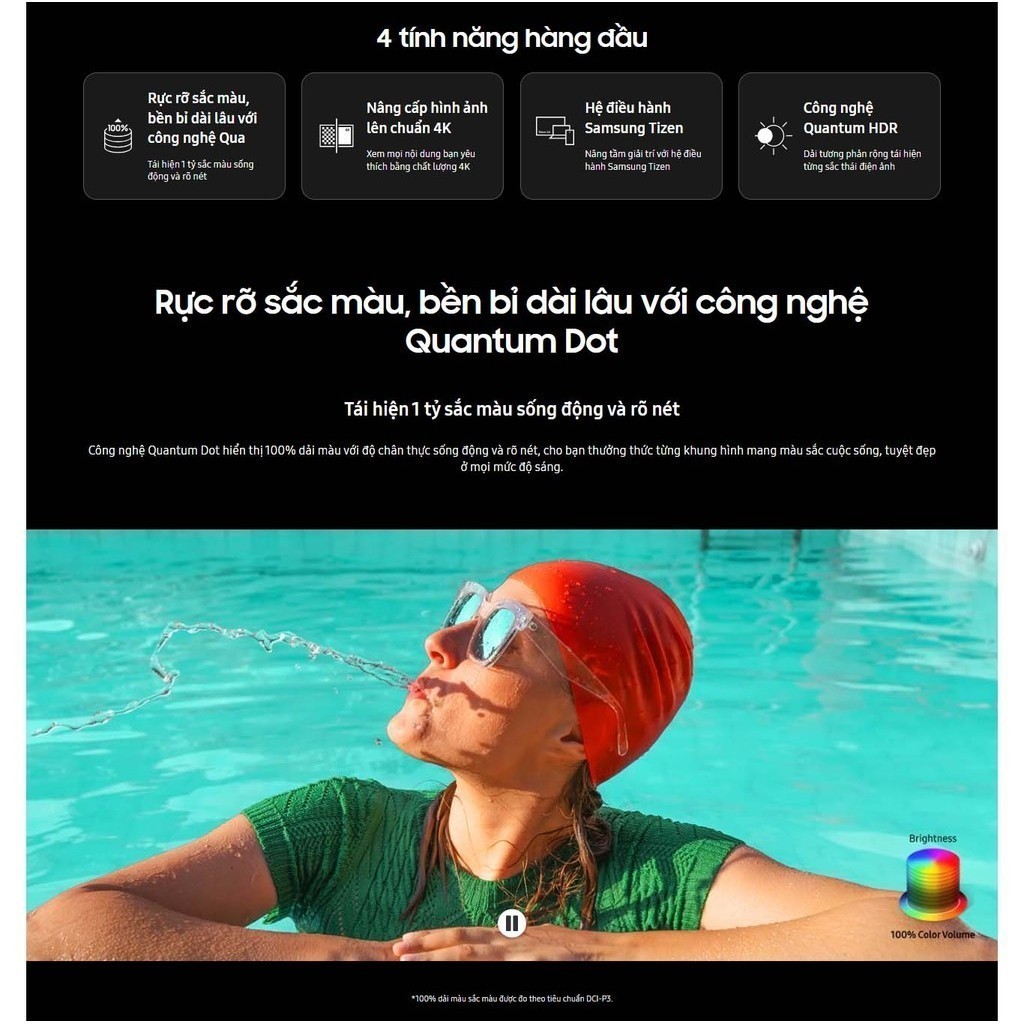 Mô tả Samsung Tivi QLED QE1D 4K Tizen OS Smart TV (2024) - 2