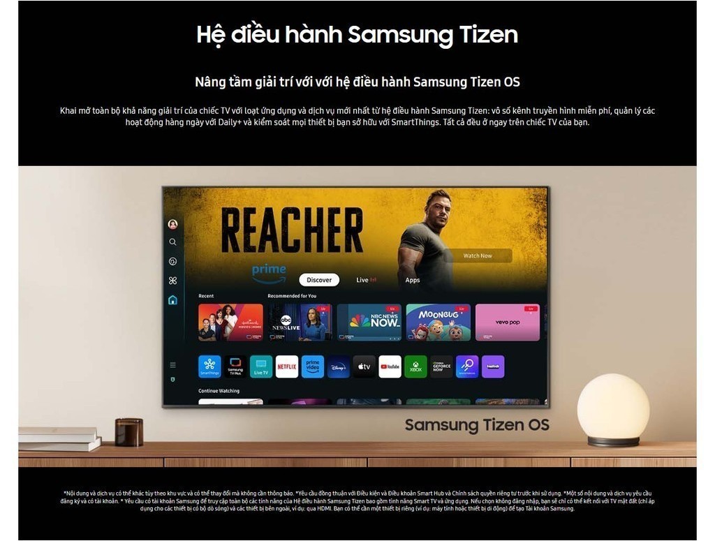 Mô tả Samsung Tivi QLED QE1D 4K Tizen OS Smart TV (2024) - 4