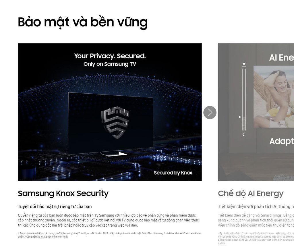 Kích thước màn hình đa dạng