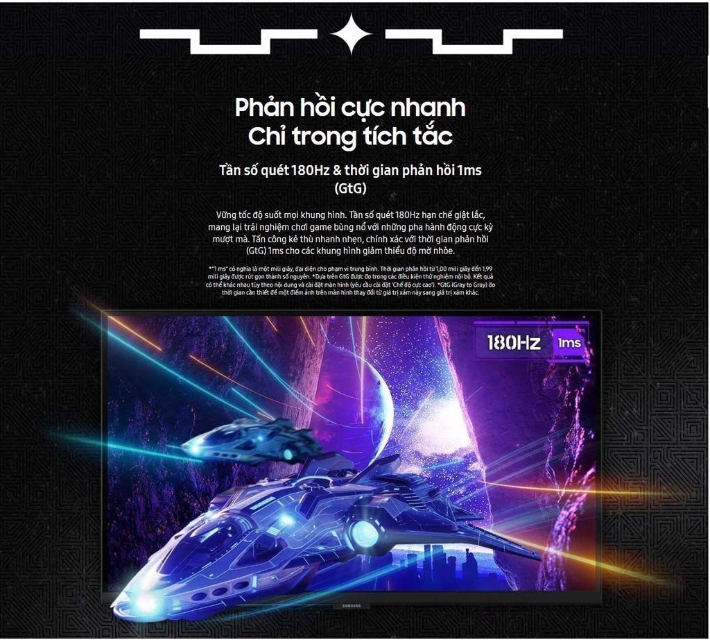 Mô tả Màn Hình Gaming Samsung 27 Inch Odyssey G50D QHD 180Hz LS27DG502EEXXV - 5