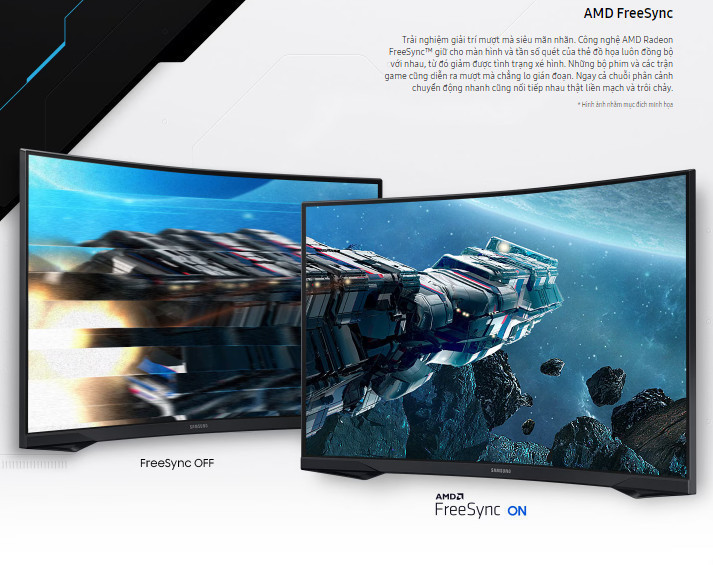 Mô tả Màn hình Gaming Samsung 32 inch Odyssey G5 G55C QHD 165Hz LS32CG552EEXXV - 6