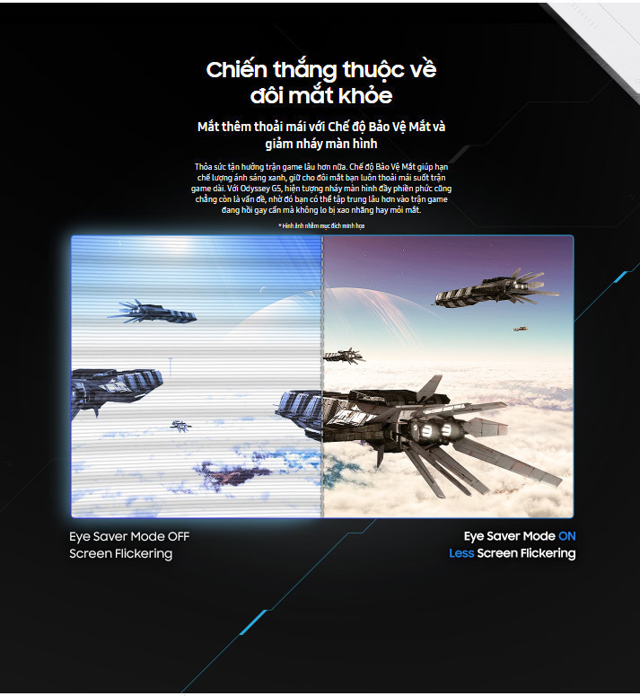 Mô tả Màn hình Gaming Samsung 32 inch Odyssey G5 G55C QHD 165Hz LS32CG552EEXXV - 7