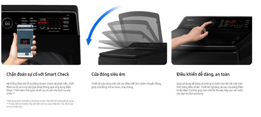 Mô tả Máy giặt cửa trên Samsung Ecobubble™ với Động cơ Digital Inverter 9.5 kg WA95CG4545BDSV - 4