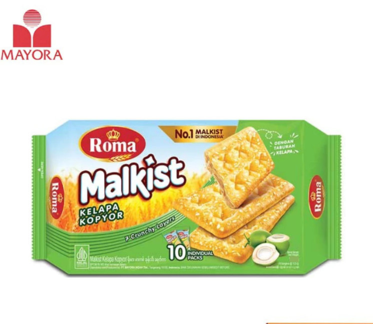 Bánh Roma Malkist Light Vị ngọt, vị lạt và vị dừa Indo | Shopee Việt Nam