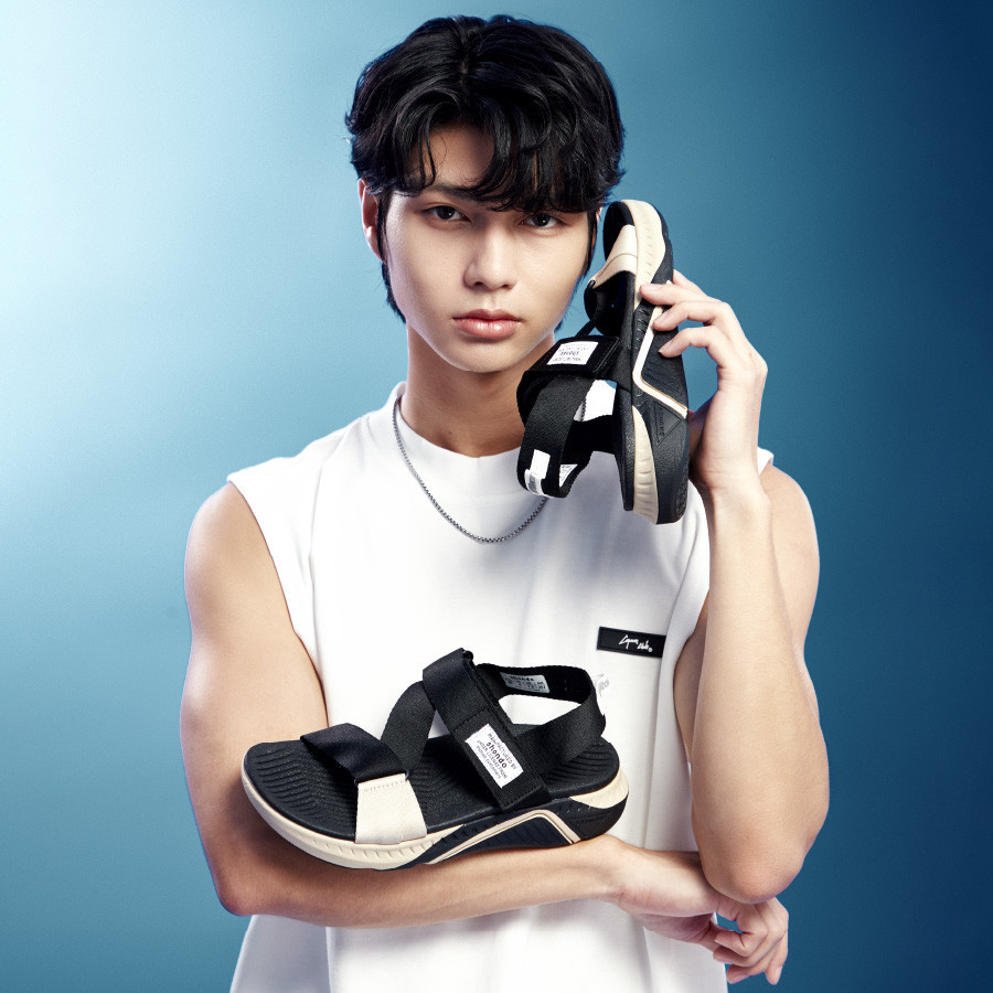 Mô tả Giày Sandal Nam Nữ SHONDO F7 Racing Thời Trang, Êm, Nhẹ, Đi Học Đi Chơi Màu Đen Be F7R1125 - 1