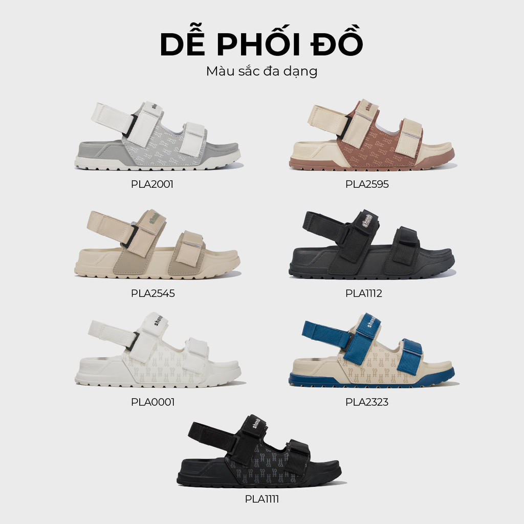 Mô tả Giày Platy Nam Nữ SHONDO Êm, Thời Trang Thích Hợp Đi Học, Đi Chơi Be Phối Rêu PLA2545 - 7