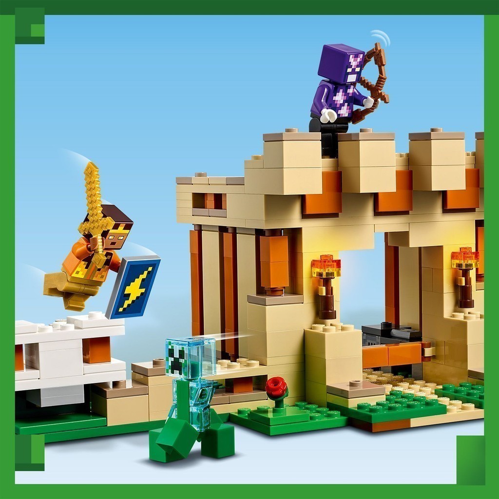 LEGO MINECRAFT 21250 Đồ chơi lắp ráp Pháo Đài Sắt Golem (868 chi tiết ...