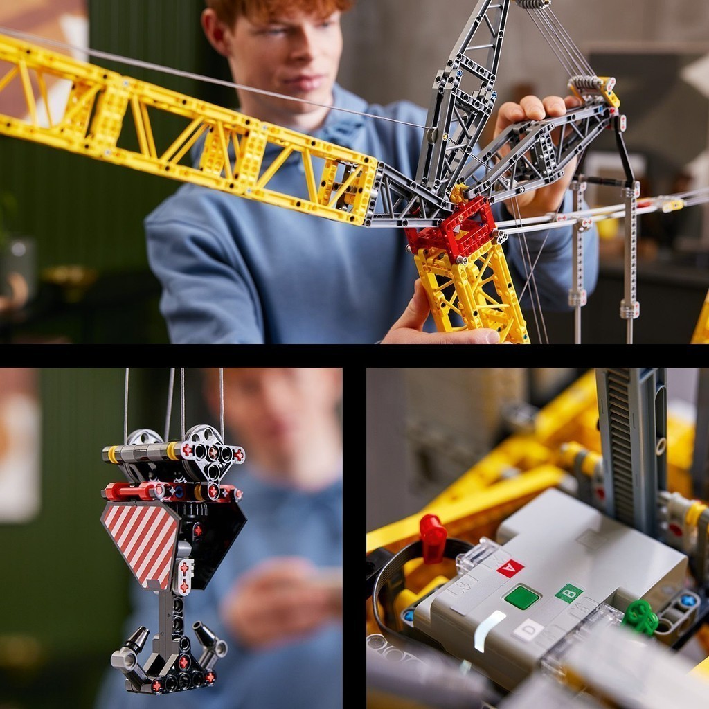 Mô tả LEGO TECHNIC 42146 Đồ chơi lắp ráp Xe Cần Cẩu Liebherr Crawler Crane LR 13000 (2883 chi tiết) - 5