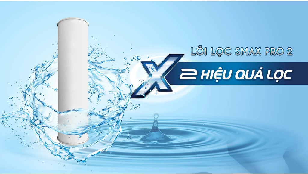 Mô tả Bộ lõi lọc Karofi 1,2,3 SMAX PRO - Hàng chính hãng, lắp được cho các máy lọc RO có 3 cốc lọc thô 10 inch - 3