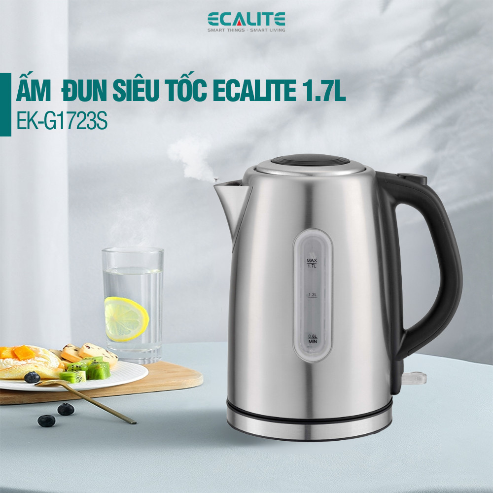 Mô tả Ấm đun siêu tốc cao cấp Ecalite EK-G1723S (1.7L) - 1