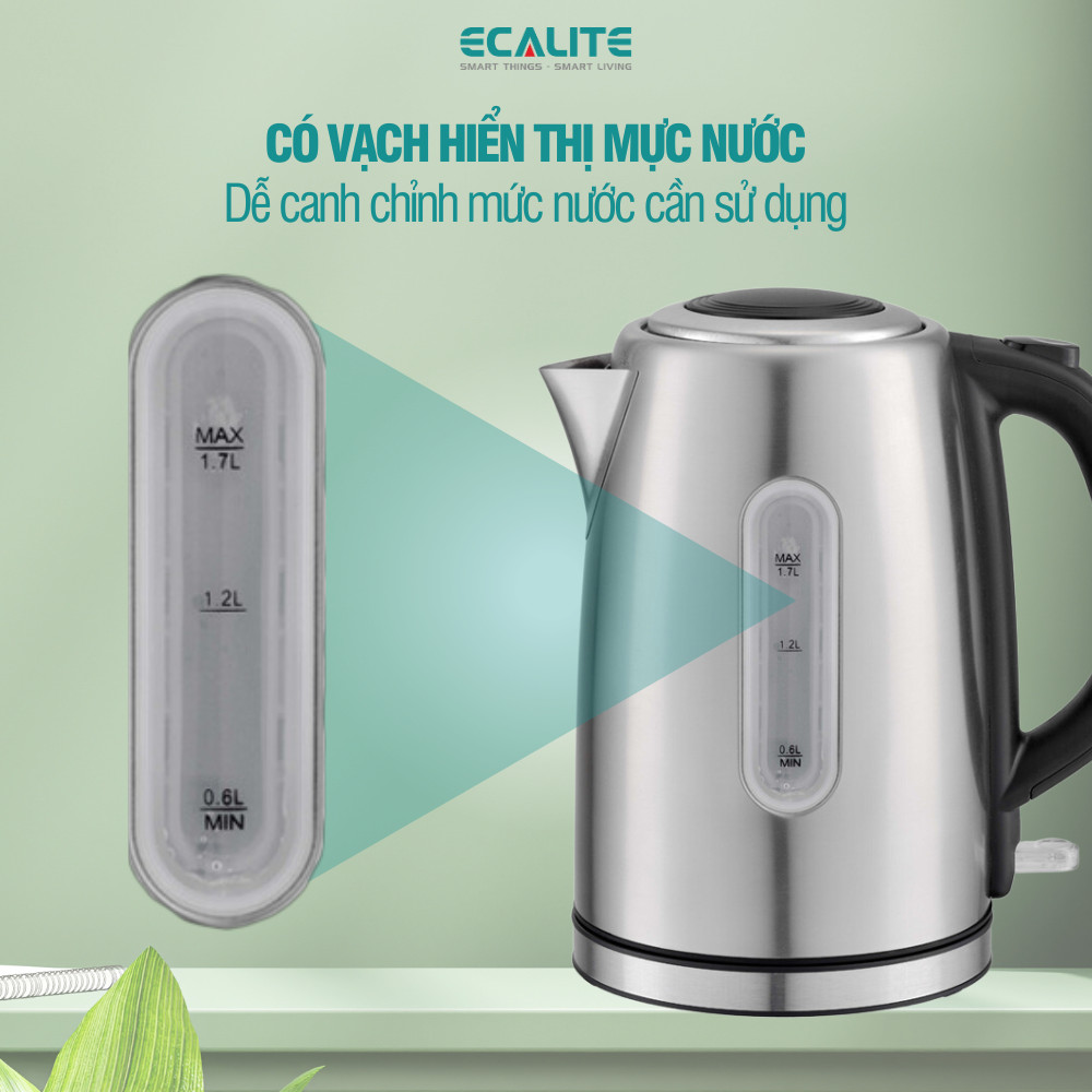 Mô tả Ấm đun siêu tốc cao cấp Ecalite EK-G1723S (1.7L) - 5