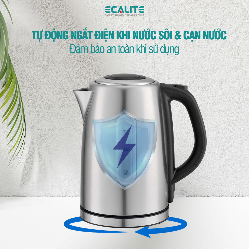 Mô tả Ấm đun siêu tốc cao cấp Ecalite EK-G1723S (1.7L) - 6