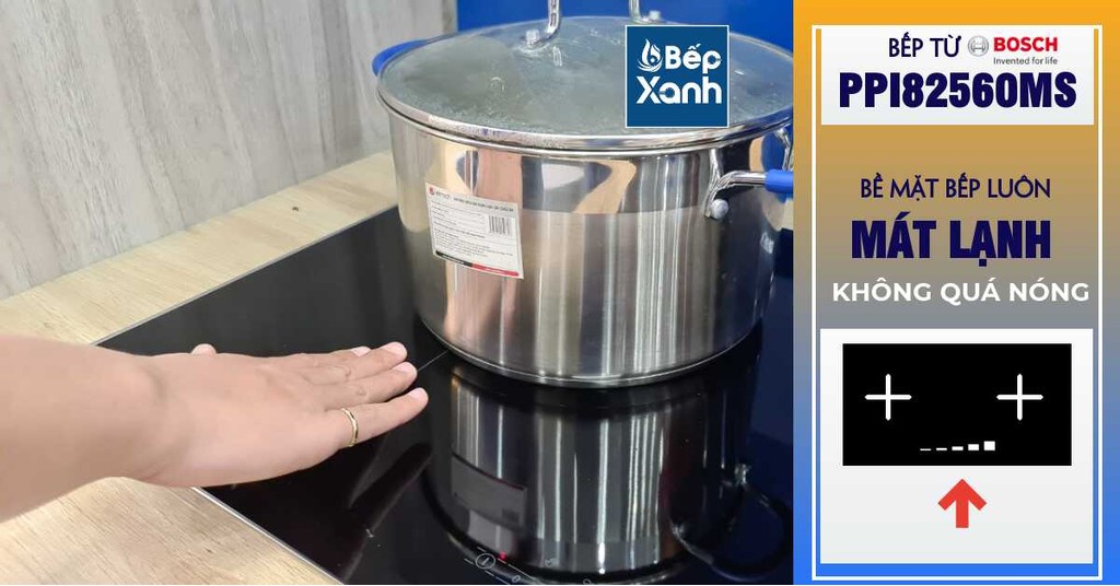 Mô tả Bếp Từ 2 Vùng Nấu Bosch PPI82560MS (Series 8) -  Kính Schott Ceran - 3