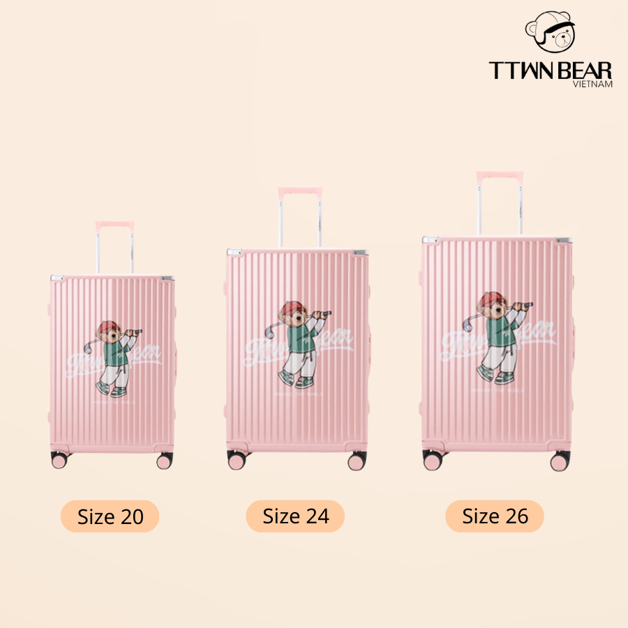 Mô tả Vali TTWN BEAR chính hãng - TN7043 cao cấp đi du lịch size 20, size 24, size 26 - 4