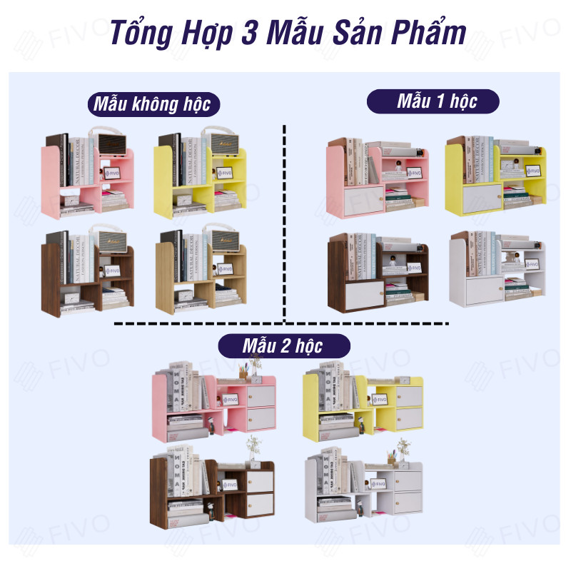 Kệ Sách FIVO FB23 đa dạng kiểu dáng
