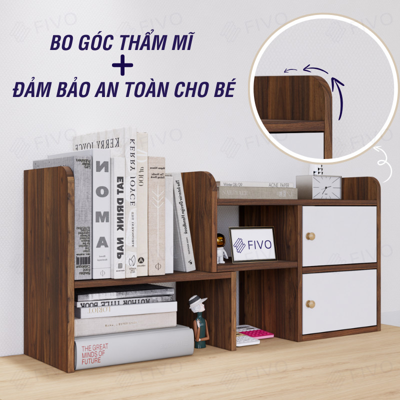 Mô tả Kệ Sách Gỗ Mini Để Bàn Đa Năng FIVO FB23 Điều Chỉnh Linh Hoạt, Lắp Ghép Tiện Lợi, Trang Trí Góc Làm Việc Và Học Tập - 7