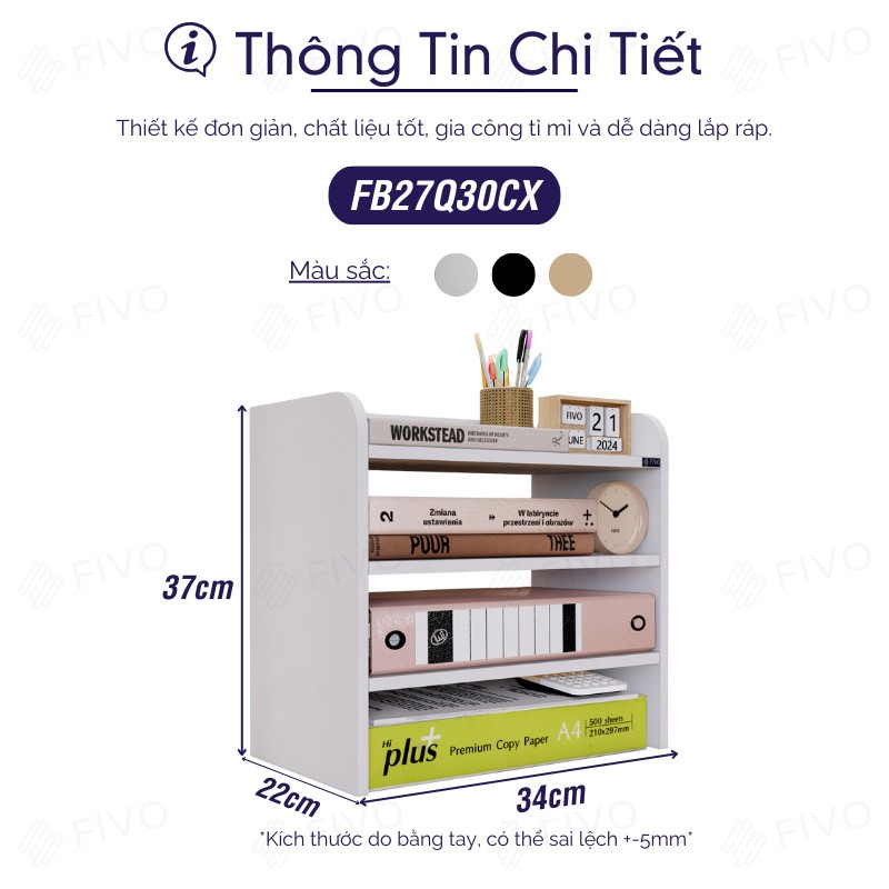 Kệ Sách FIVO FB27 Nhiều Tầng