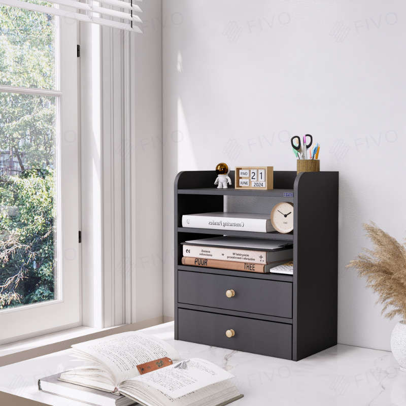 Mô tả Kệ Sách Gỗ Mini Để Bàn FIVO FB27 Đa Năng, Dễ Lắp Ráp, Tiết Kiệm Không Gian, Gọn Gàng Góc Học Tập Và Làm Việc - 9