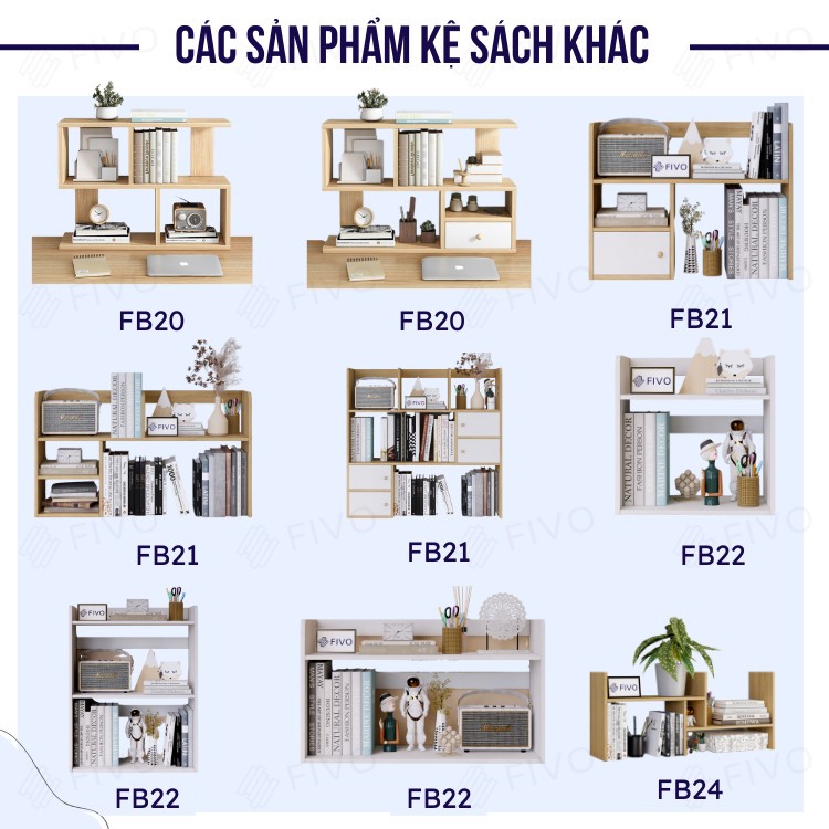 Kệ Sách Để Bàn FIVO FB27 Decor