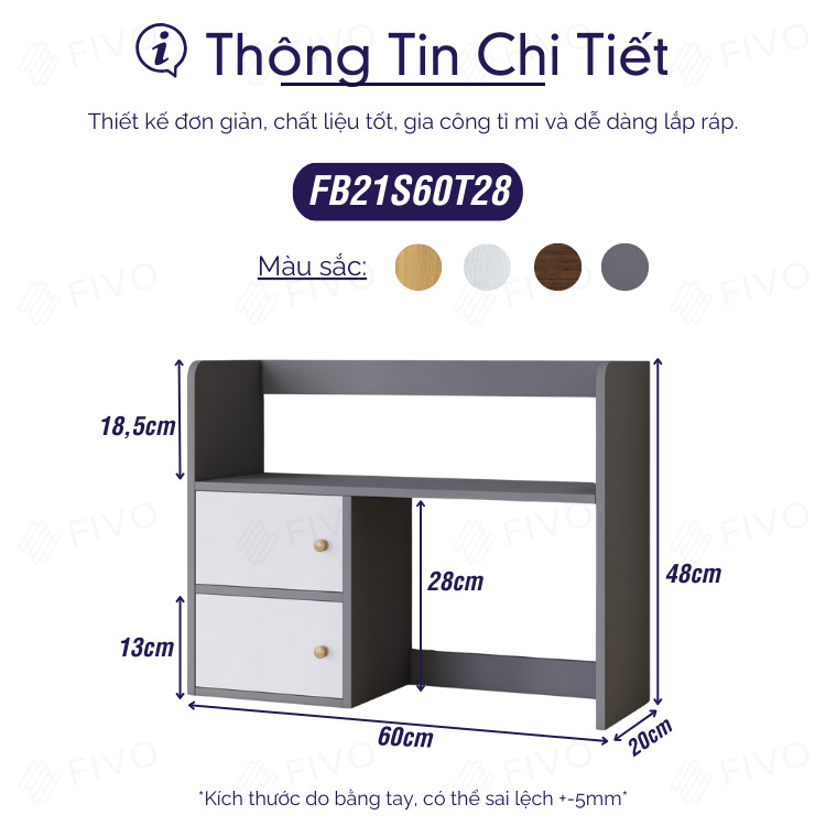 Kệ Gỗ Để Bàn FB21 FIVO - Chi tiết 1