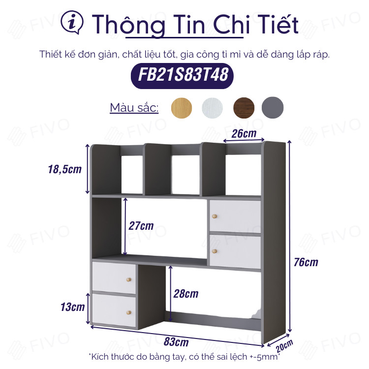 Kệ Gỗ Để Bàn FB21 FIVO - Chi tiết 3