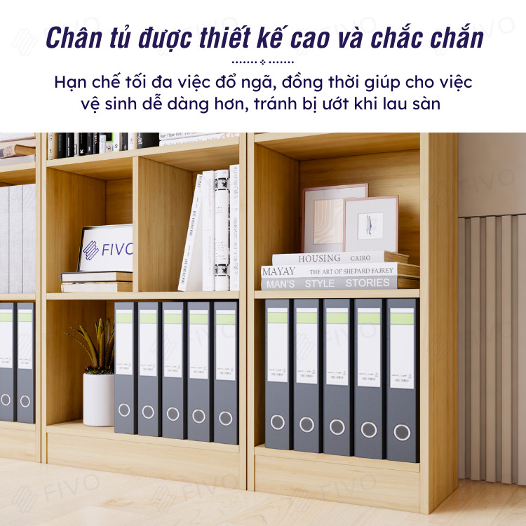 Kệ Sách Gỗ 5 Tầng FIVO FB73 - Ảnh 7
