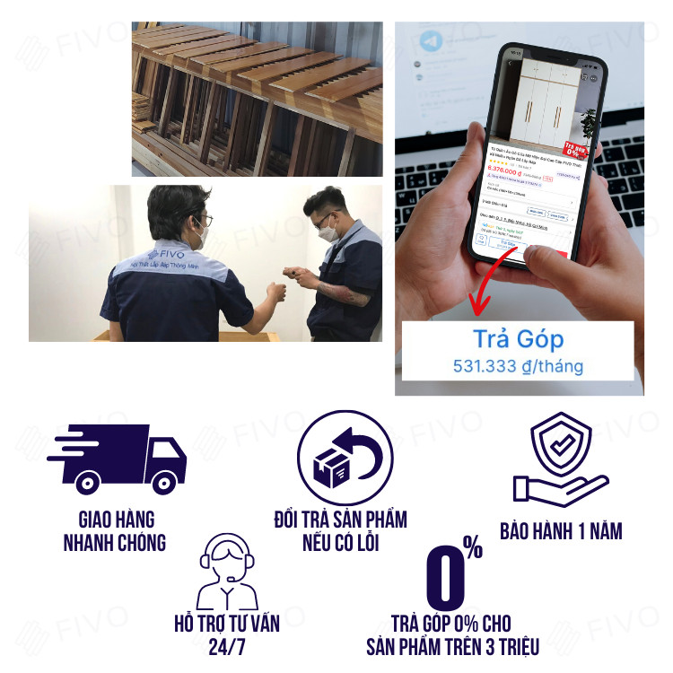 Mô tả Kệ Để Sách Gỗ Treo Tường Đẹp Chữ J FIVO FB42, Gỗ Chống Ẩm, Thiết Kế Âm Tường, Đa Dạng Cách Trang Trí, Chịu Lực Tốt - 9