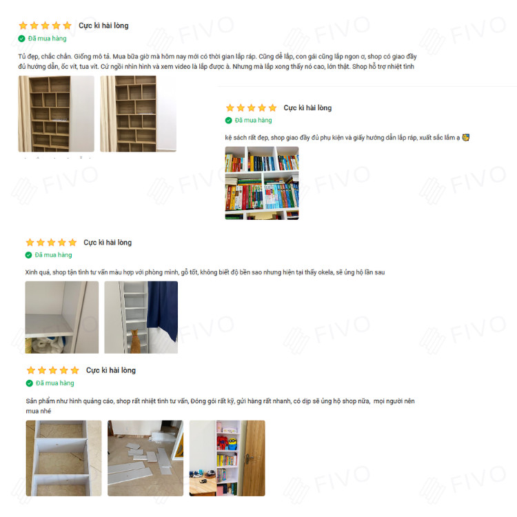 Kệ Sách FIVO FB70 ứng dụng thực tế