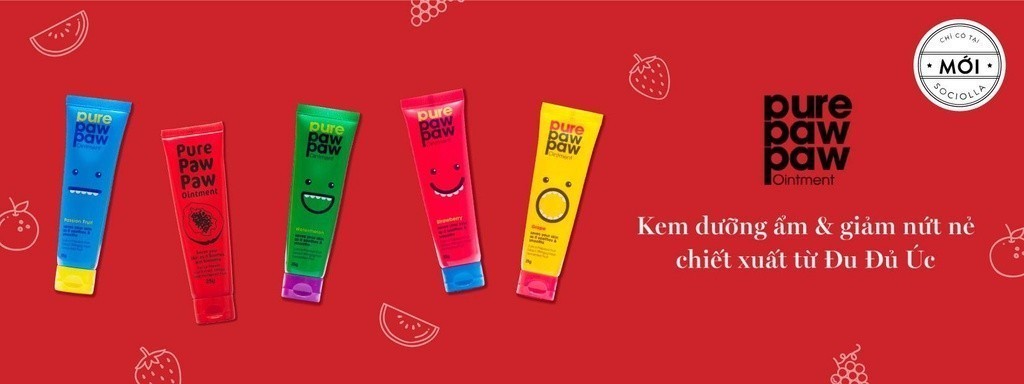 Mô tả Kem Dưỡng Môi Cấp Ẩm Đa Năng Chiết Xuất Đu Đủ Pure Paw Paw 25 gr - 1