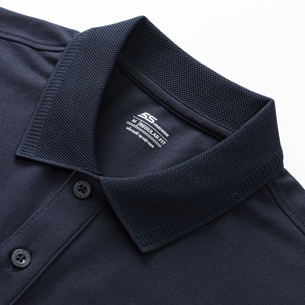 Mô tả Áo Polo Nam Cotton 5S FASHION, Phom Regular Trơn Basic, Màu Sắc Dễ Phối (APC24008) - 5