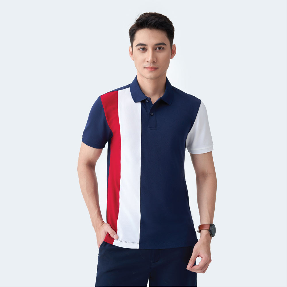 Mô tả Áo Polo Nam PIQUE 5S FASHION, Chất Cotton Thiết Kế Can Phối Nổi Bật,Lịch Lãm (APC24089) - 3