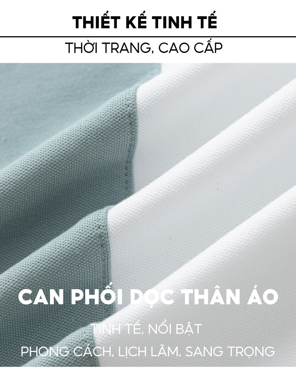 Mô tả Áo Polo Nam PIQUE 5S FASHION, Chất Cotton Thiết Kế Can Phối Nổi Bật,Lịch Lãm (APC24089) - 5