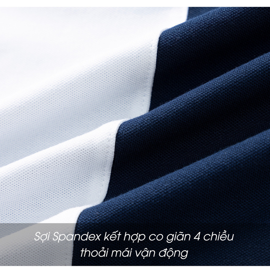 Mô tả Áo Polo Nam PIQUE 5S FASHION, Chất Cotton Thiết Kế Can Phối Nổi Bật,Lịch Lãm (APC24089) - 6