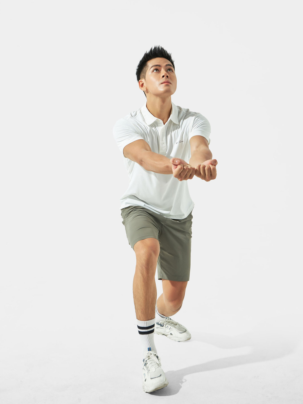 Mô tả Áo Polo Thể Thao Nam 5S FASHION, Mát, Nhẹ, Thiết Kế Trơn, Khỏe Khoắn, Dễ Mặc (APC24065) - 2
