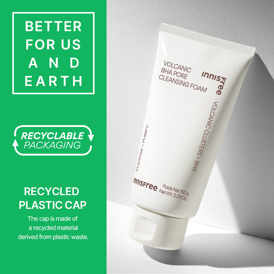 Mô tả Bộ 2 Sữa rửa mặt se khít lỗ chân lông và giảm dầu nhờn Innisfree Volcanic Pore BHA Cleansing Foam 150g - 7